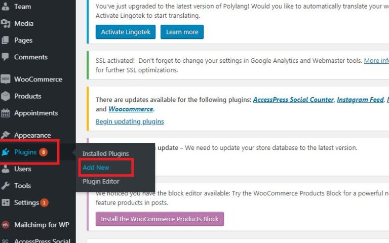 Install Plugins Wordpress Free